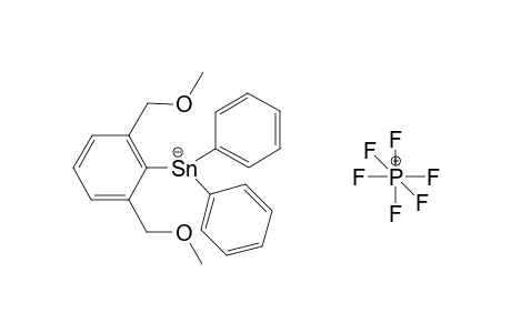 [2,6-Bis(methxymethyl)phenyl]diphenyltin hexafluorophosphate