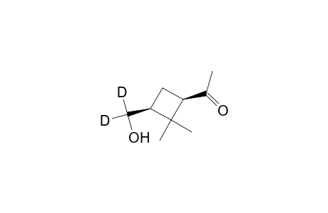 Ethanone, 1-[3-(hydroxymethyl-D2)-2,2-dimethylcyclobutyl]-, (1R-cis)-