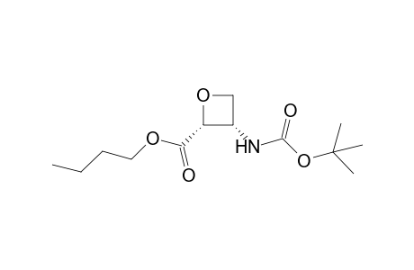 (2R,3S)-3-(tert-butoxycarbonylamino)oxetane-2-carboxylic acid butyl ester