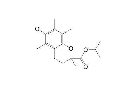 6-Hydroxy-2,5,7,8-tetramethylchroman-2-carboxylic acid, isopropyl ester