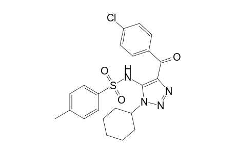 4-(4-Chlorobenzoyl)-1-cyclohexyl-5-tosylamino-1H-1,2,3-triazole