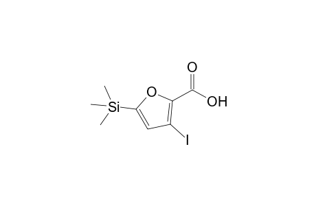 3-Iodo-5-trimethylsilyl-2-furoic acid