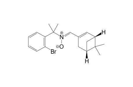 (Z)-N-(2-(2-Bromophenyl)propan-2-yl)-1-((1R,5S)-6,6-dimethylbicyclo[3.1.1]hept-2-en-3-yl)methanimine oxide