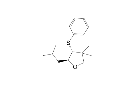 (2S,3R)-2-isobutyl-4,4-dimethyl-3-(phenylthio)tetrahydrofuran