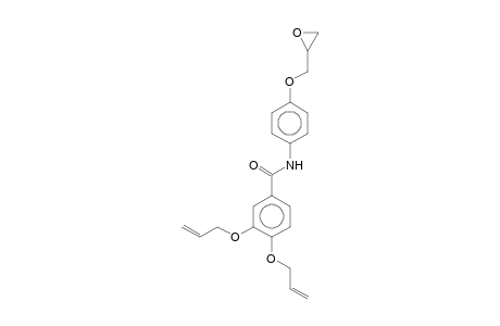3,4-bis(allyloxy)-N-[4-(2-oxiranylmethoxy)phenyl]benzamide
