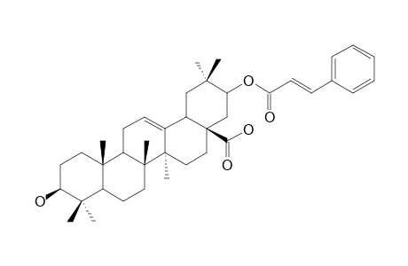 3.beta.-Hydroxy-21.beta.-E-cinnamoyloxyolean-12-en-28-oic-acid