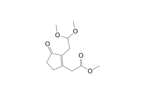 Methyl 2-(2',2'-dimethoxyethyl)-3-oxocyclopent-1-ene-1-acetate