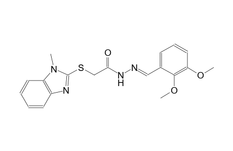 acetic acid, [(1-methyl-1H-benzimidazol-2-yl)thio]-, 2-[(E)-(2,3-dimethoxyphenyl)methylidene]hydrazide