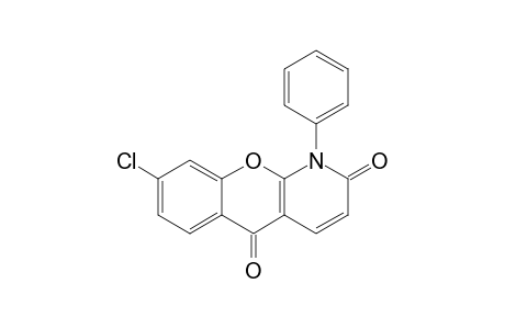 8-CHLORO-1-PHENYL-5-OXO-CHROMANO-[2,3-B]-DIHYDRO-2(1H)-PYRIDONE