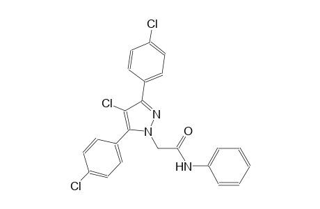 2-[4-chloro-3,5-bis(4-chlorophenyl)-1H-pyrazol-1-yl]-N-phenylacetamide