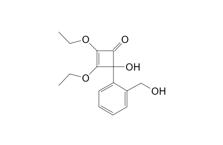 2,3-Diethoxy-4-hydroxy-4-(2-methylolphenyl)cyclobut-2-en-1-one