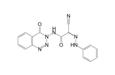 3-(2-Cyano-2-(phenylhydrazono)acetamido)-4-oxo-4H-benzo[d][1,2,3]triazine