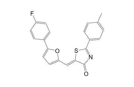 (5Z)-5-{[5-(4-fluorophenyl)-2-furyl]methylene}-2-(4-methylphenyl)-1,3-thiazol-4(5H)-one
