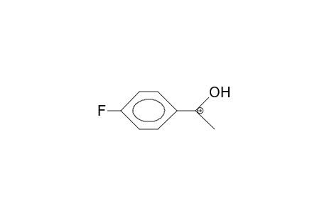 P-Fluorophenyl-methyl-hydroxy-carbenium cation