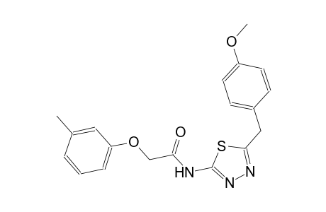 N-[5-(4-methoxybenzyl)-1,3,4-thiadiazol-2-yl]-2-(3-methylphenoxy)acetamide