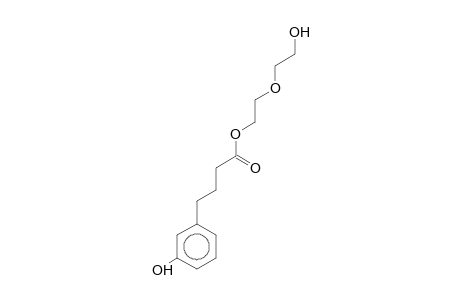 4-(3-Hydroxyphenyl)butanoic acid, 2-(2-hydroxyethoxy)ethyl ester