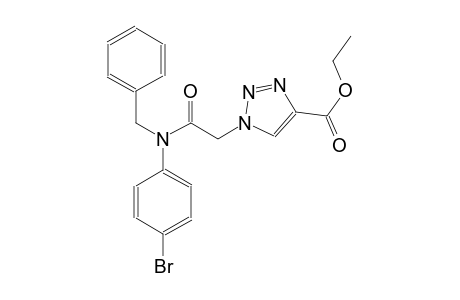 1H-1,2,3-triazole-4-carboxylic acid, 1-[2-[(4-bromophenyl)(phenylmethyl)amino]-2-oxoethyl]-, ethyl ester