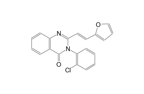3-(2-chlorophenyl)-2-[(E)-2-(2-furyl)ethenyl]-4(3H)-quinazolinone