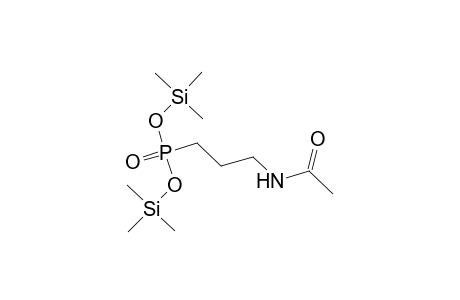 Phosphonic acid, [3-(acetylamino)propyl]-, bis(trimethylsilyl) ester