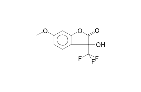 6-METHOXY-3-HYDROXY-3-TRIFLUOROMETHYL-2(3H)-BENZO[B]FURANONE