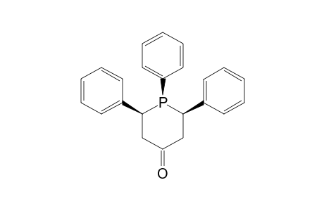 R-1,CIS-2(A),TRANS-6(E)-TRIPHENYL-4-PHOSPHORINANONE
