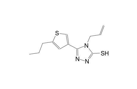 4-allyl-5-(5-propyl-3-thienyl)-4H-1,2,4-triazole-3-thiol