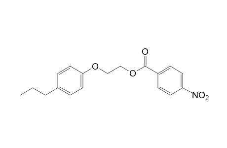 2-(p-propylphenoxy)ethanol, p-nitrobenzoate