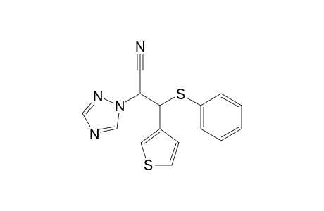 1H-1,2,4-Triazole-1-acetonitrile, alpha-[(phenylthio)-3-thienylmethyl]-