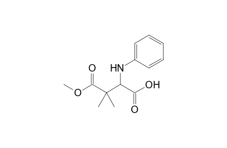 3-(Methoxycarbonyl)-3-methyl-2-(phenylamino)butanoic acid
