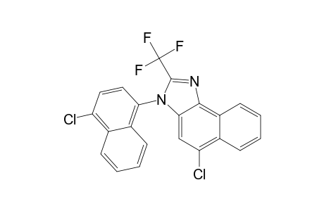5-chloranyl-3-(4-chloranylnaphthalen-1-yl)-2-(trifluoromethyl)benzo[e]benzimidazole