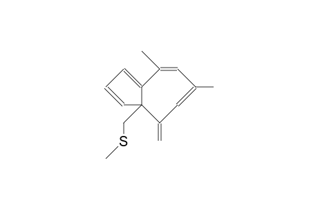 6,8-Dimethyl-4-methylene-3a-[methylthio-methyl]-3a,4-dihydro-azulene