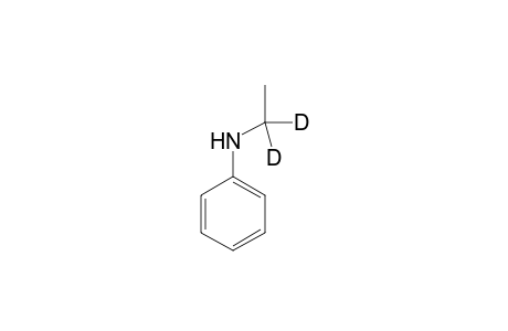 N-(Ethyl-.alpha.-D2)-aniline