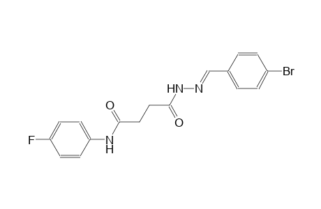 butanoic acid, 4-[(4-fluorophenyl)amino]-4-oxo-, 2-[(E)-(4-bromophenyl)methylidene]hydrazide