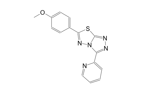 6-(4-methoxyphenyl)-3-(2-pyridinyl)[1,2,4]triazolo[3,4-b][1,3,4]thiadiazole
