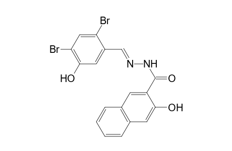 N-[(E)-(2,4-dibromo-5-hydroxy-benzylidene)amino]-3-hydroxy-2-naphthamide