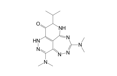 2,5-Bis(dimethylamino)-9,10-dihydro-9-isopropyl-1,3,4,6,7,10-hexazacyclohepta[de]naphthalen-8(7H)-one