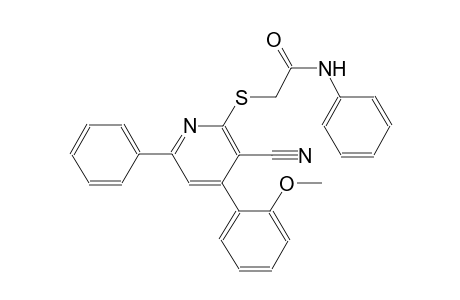 acetamide, 2-[[3-cyano-4-(2-methoxyphenyl)-6-phenyl-2-pyridinyl]thio]-N-phenyl-