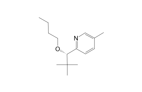 (R)-5-METHYL-1-(1-BUTYLOXY-2,2-DIMETHYLPROPYL)-PYRIDINE