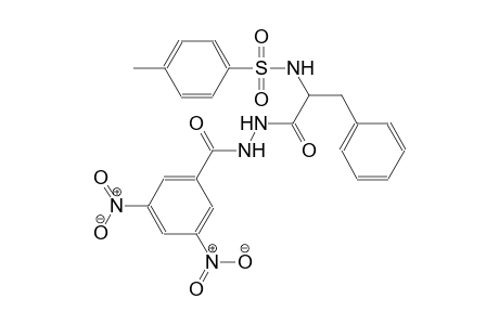 phenylalanine, N-[(4-methylphenyl)sulfonyl]-, 2-(3,5-dinitrobenzoyl)hydrazide