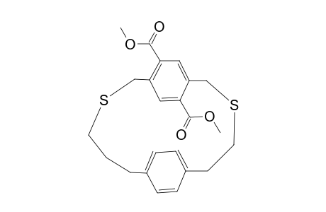 3,13-Dithia-tricyclo[13.2.2.2*6,9*]henicosa-1(17),6(21),7,9(20),15,18-hexaene-16,18-dicarboxylic acid dimethyl ester