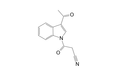 3-(3-Acetyl-1H-indol-1-yl)-3-oxopropanenitrile