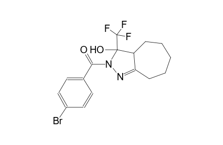 2-(4-bromobenzoyl)-3-(trifluoromethyl)-2,3,3a,4,5,6,7,8-octahydrocyclohepta[c]pyrazol-3-ol