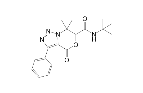N-tert-butyl-7,7-dimethyl-4-oxo-3-phenyl-6,7-dihydro-4H-[1,2,3]triazolo[5,1-c][1,4]oxazine-6-carboxamide