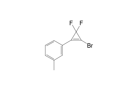 1-(2-bromo-3,3-difluorocycloprop-1-enyl)-3-methylbenzene