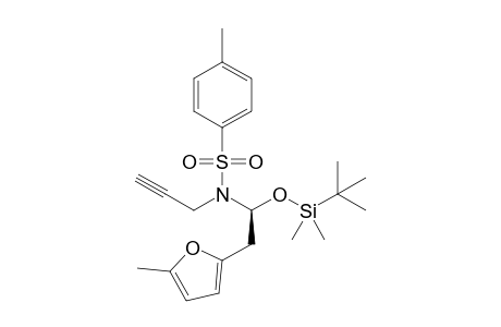 N-[(S)-(tert-butyldimethylsilanyloxy)-2-(5-methylfuran-2-yl)ethyl]-4-methyl-N-prop-2-ynylbenzenesulfonamide