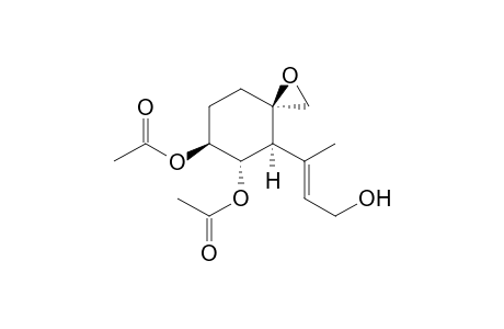(3R,4S,5S,6S)-4-{(1E)-3-Hydroxy-1-methylprop-1-en-1-yl}-5,6-diacetoxy-1-oxaspiro[2.5]octane