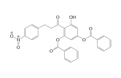 5-(benzoyloxy)-3-hydroxy-2-[3-(4-nitrophenyl)propanoyl]phenyl benzoate