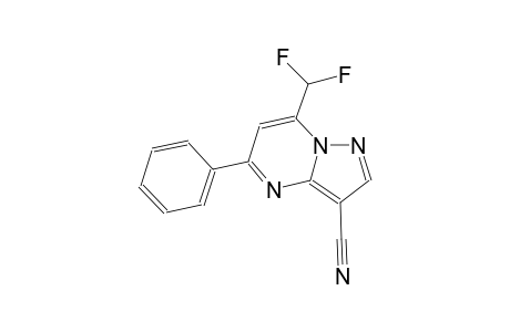 7-(difluoromethyl)-5-phenylpyrazolo[1,5-a]pyrimidine-3-carbonitrile