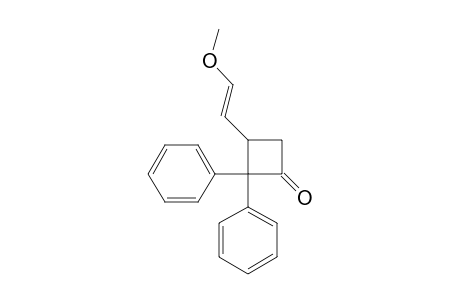 2,2-DIPHENYL-3-(TRANS-2'-METHOXYVINYL)-CYCLOBUTAN-1-ONE