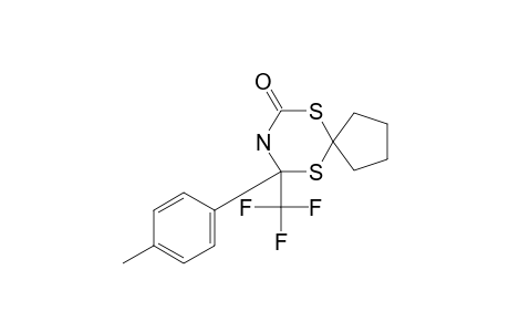 2,3-DIHYDRO-6,6-TETRAMETHYLENE-2-(4-METHYLPHENYL)-2-TRIFLUOROMETHYL-1,3,5-DITHIAZIN-4-ONE